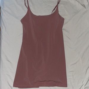 Abercrombie Mauve Pink Dress with Built in Short